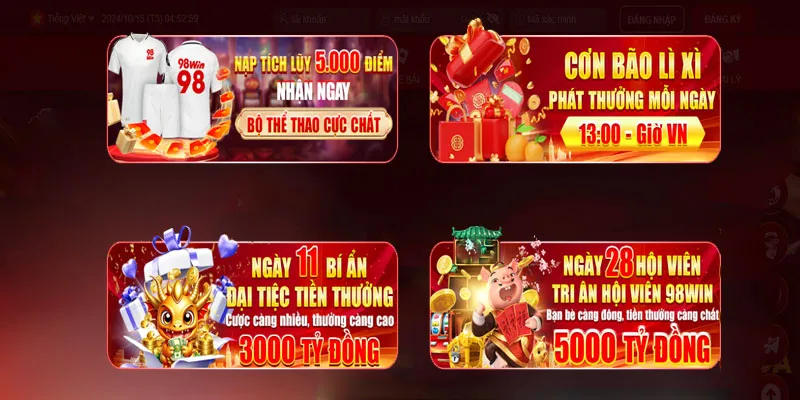 Nhiều khuyến mãi siêu hời tại nhà cái
